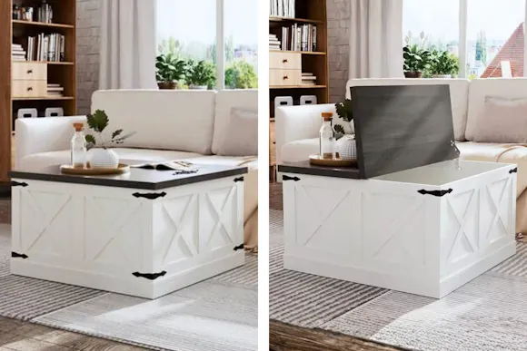 This Hinged Lift-Top Coffee Table Is Only $114 at The Home Depot (Was $205)