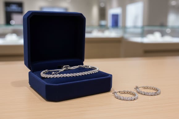 Get Jaclyn Smith 1-Carat Moissanite Tennis Bracelet + Free Earrings for $38