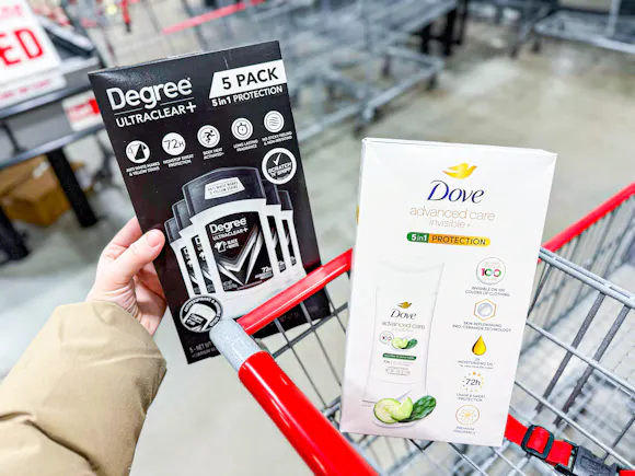 Earn Up to 6,000 Fetch Points on Dove and Degree at Costco
