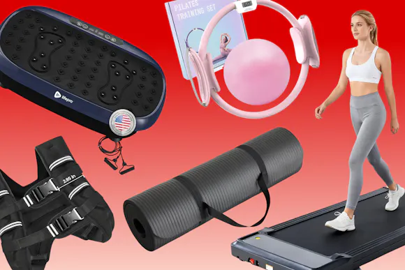 Home Gym Essentials on Amazon: $80 Walking Pad, $17 Yoga Mat, and More