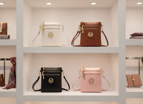 MKF Collection Multi-Pockets Signature Crossbody, Only $37.95 With KCL Code