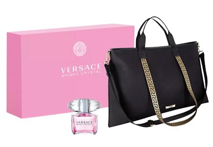 Versace Perfume and Tote Set