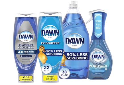 4 Dawn Products Without P&G Rebate