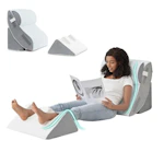 Bed Wedge Pillow Set