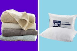 The Big One Essentials at Kohl's: $2.54 Bath Towels and Pillows card image