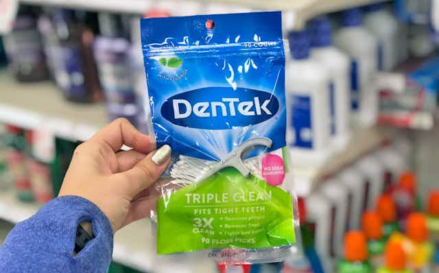 Dentek Triple Clean Floss Picks 150-Pack, Only $2.40 on Amazon card image
