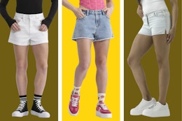 Hot Weather, Hot Deals: No Boundaries Women's Shorts for Under $10 at Walmart card image