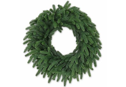 Large Artificial Pine Cedar Wreath