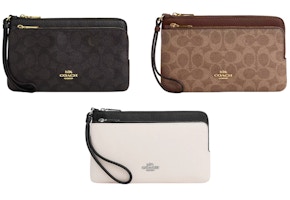 Coach Double Zip Wallet