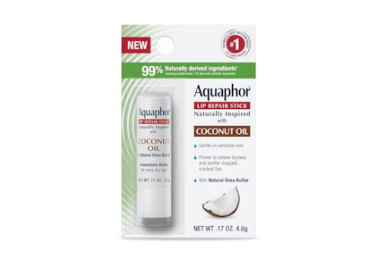 2 Aquaphor Lip Balms