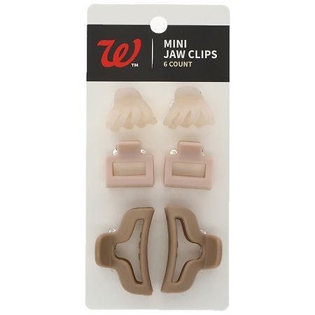 Walgreens Mini Jaw Clips 6-Pack