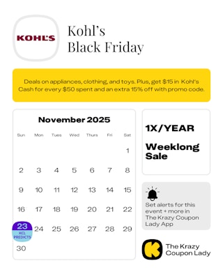 Kohl's Black Friday Sale 2025