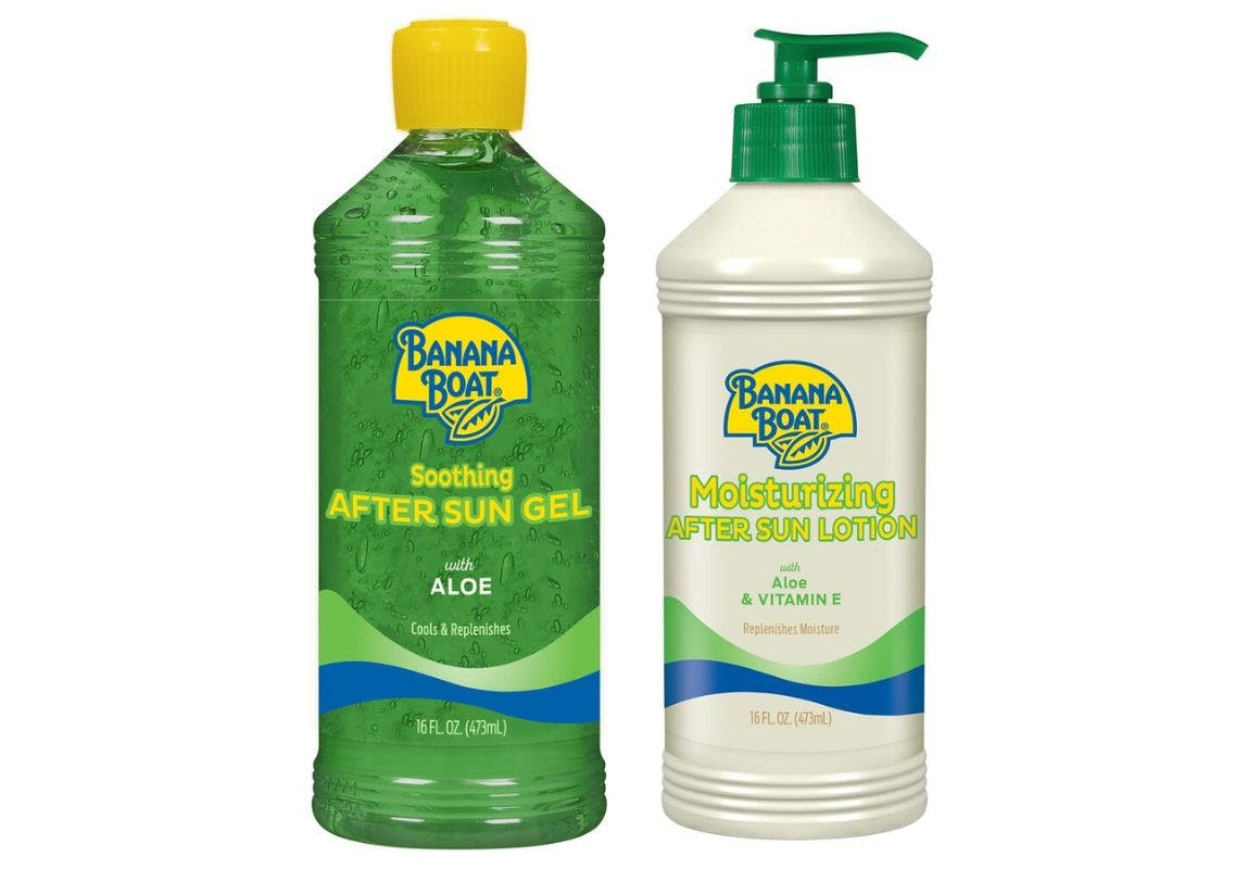 2 Banana Boat After Sun Gels