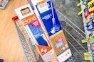 bona floor mops in a cart