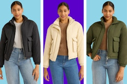 Scoop Women's Puffer Jacket, Only $13 at Walmart (Reg. $45) card image