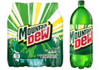4 Mountain Dew Soda Products