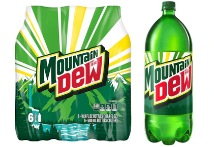 4 Mountain Dew Soda Products