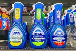 Dawn Powerwash Dish Spray in Walmart store