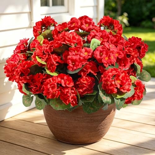 Artificial Geraniums