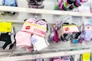 hanes kids socks sitting on a target shelf