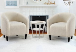 2 Tub Chairs for $179 at Walmart (Reg. $220) card image