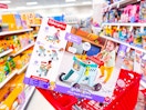 fisher-price snack cart walker sitting on a target cart