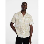 George Men's Linen Blend Camp Shirt
