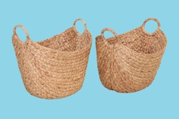 Hyacinth Basket 2-Pack, Only $27.97 on Clearance at Walmart card image