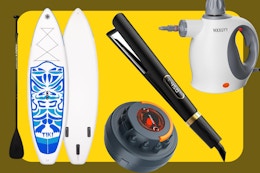 Paddleboard, Steamer, and More Price Cuts With Amazon Promo Codes card image