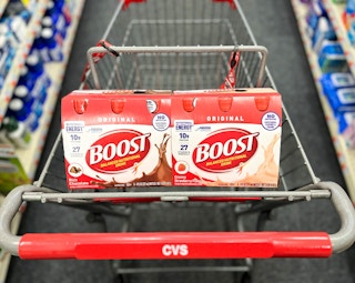 two packs of Boost multi-packs inside shopping cart
