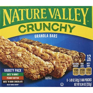 2 Nature Valley Granola Bar Boxes