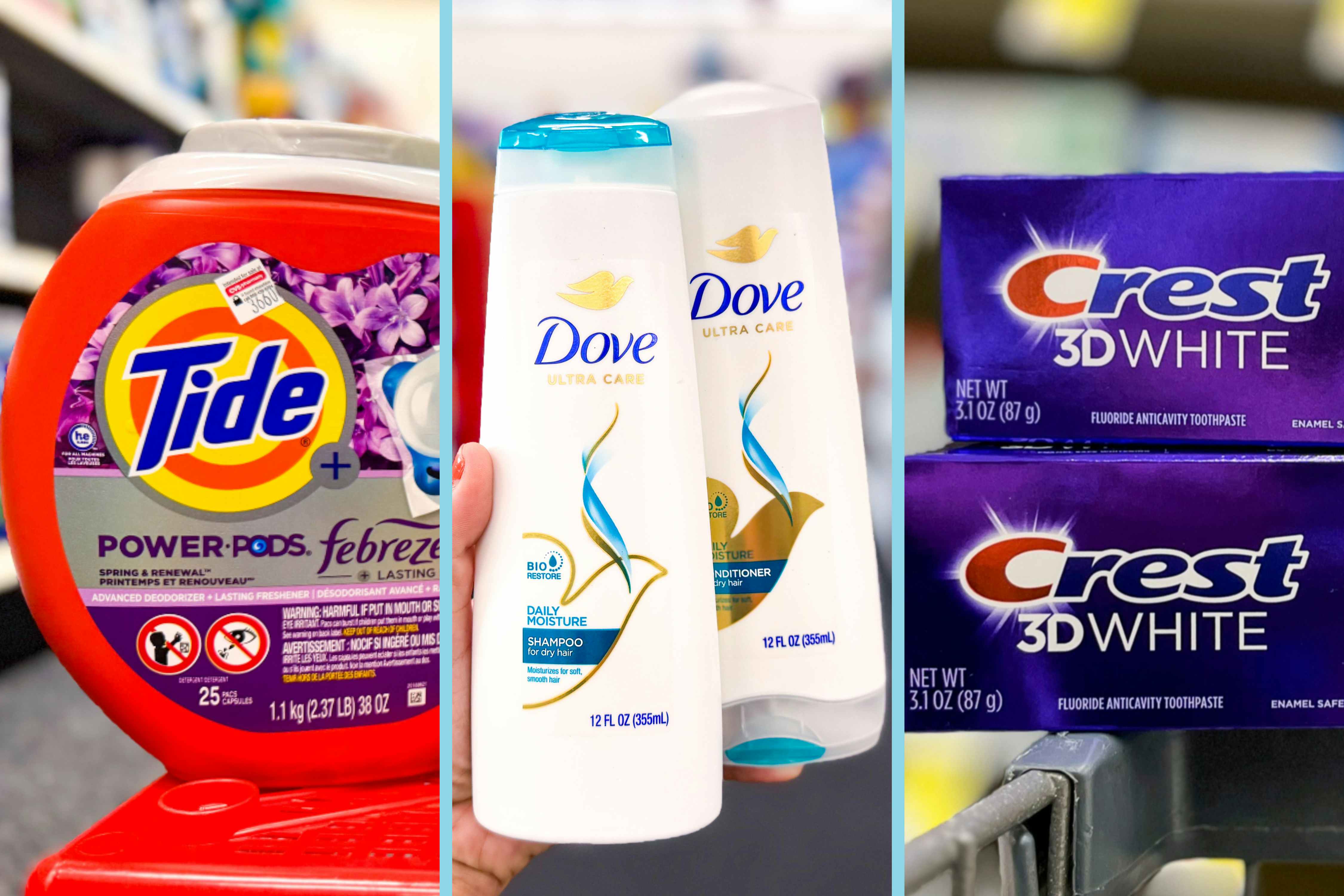 Hottest Couponing Deals This Week: Free Dove, Free Crest, $3 Tide Pods