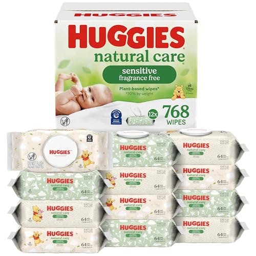 Huggies Natural Care Wipes 12-Pack