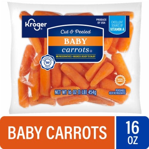 Kroger Baby Carrots Bag