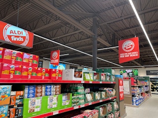 the aldi finds aisle in store