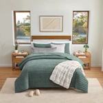 Bearpaw Chenille Quilt Set