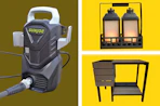 a collage of home and garden tools 