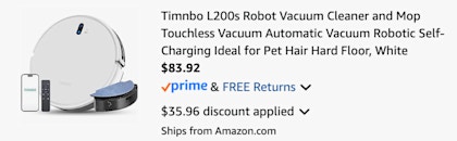 cart robot vac mop