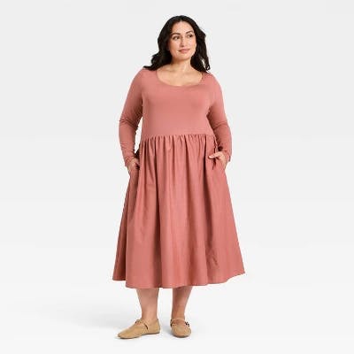 Ava & Viv Women's Midi Dress