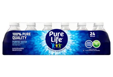 2 Pure Life Purified Water 24-Packs