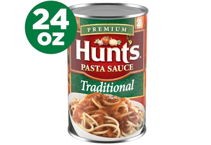 5 Hunt's Pasta Sauce Cans