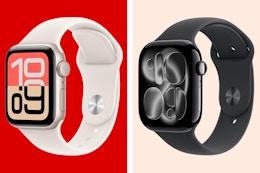 an apple watch on a grid