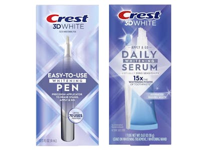 1 Crest 3D Whitening Pen + 1 Serum