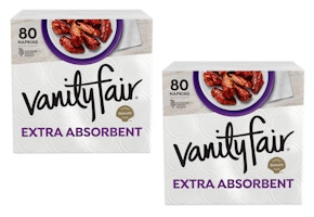 2 Vanity Fair Napkin Packs