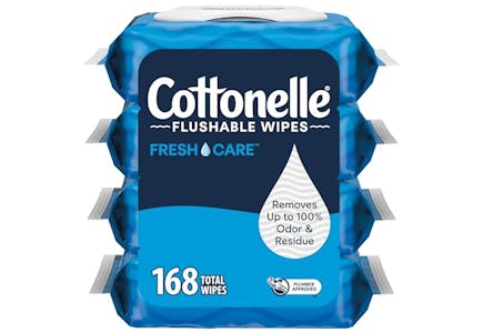 2 Cottonelle Wet Wipes 4-Packs
