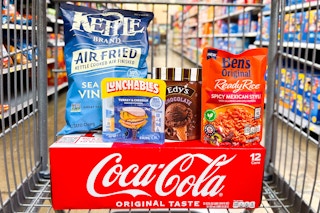 kroger 5x digital coupon deals groceries in shopping cart