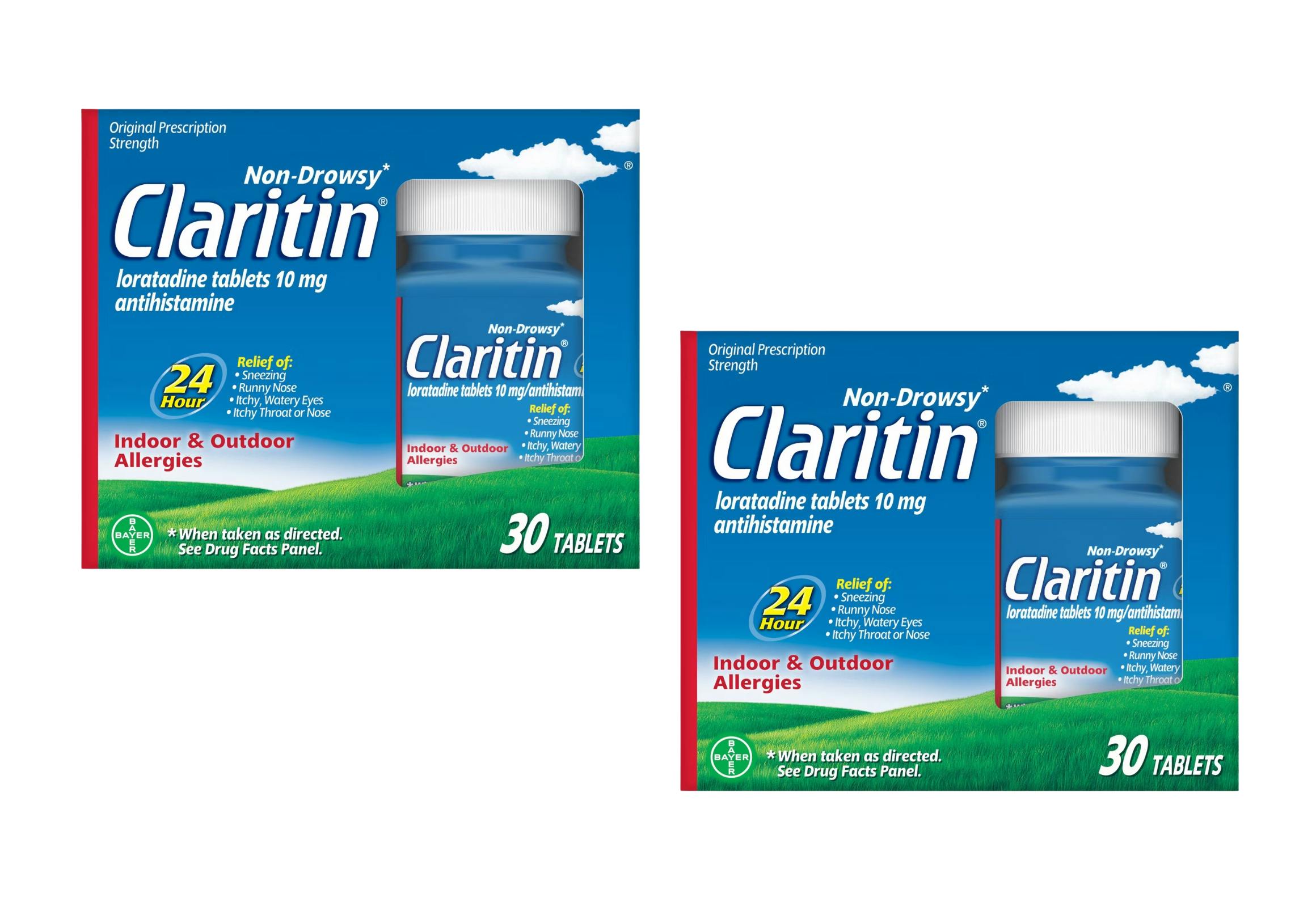 2 Claritin Allergy Relief Tablets