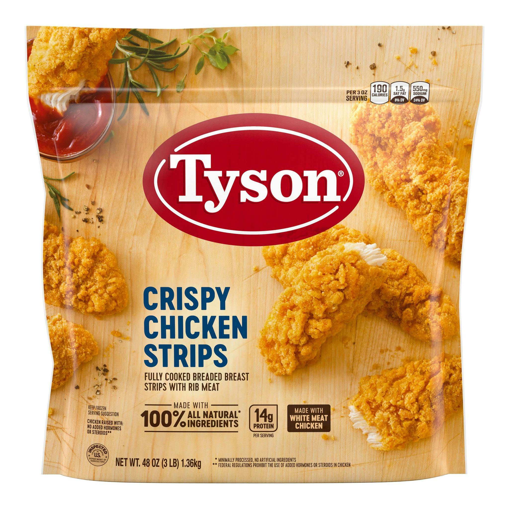 Tyson Crispy Chicken Strips Bag