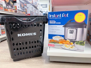 instant pot in store by kohls basket