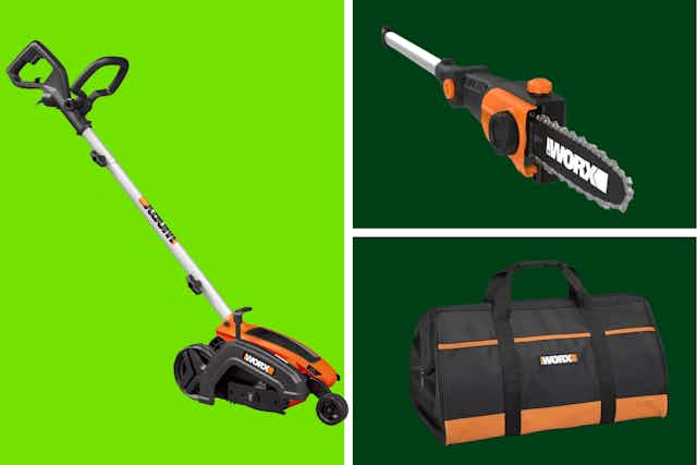 Worx Powertools on Sale at eBay: $16 Rotary Cutter, $65 Light, and More card image